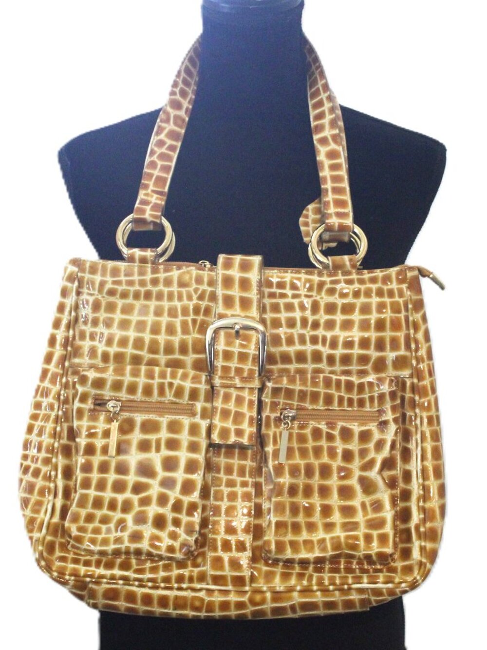 Tohe Fznd Alligator Print Bag